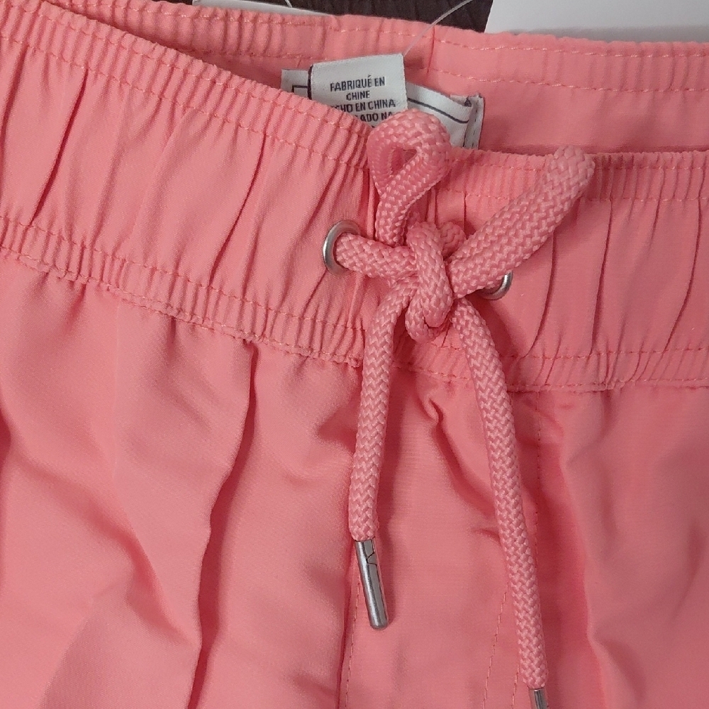 Unisex Casual Drawstring Shorts - Pink, Black, Yellow, Coral, Blue - Picture 3 of 11